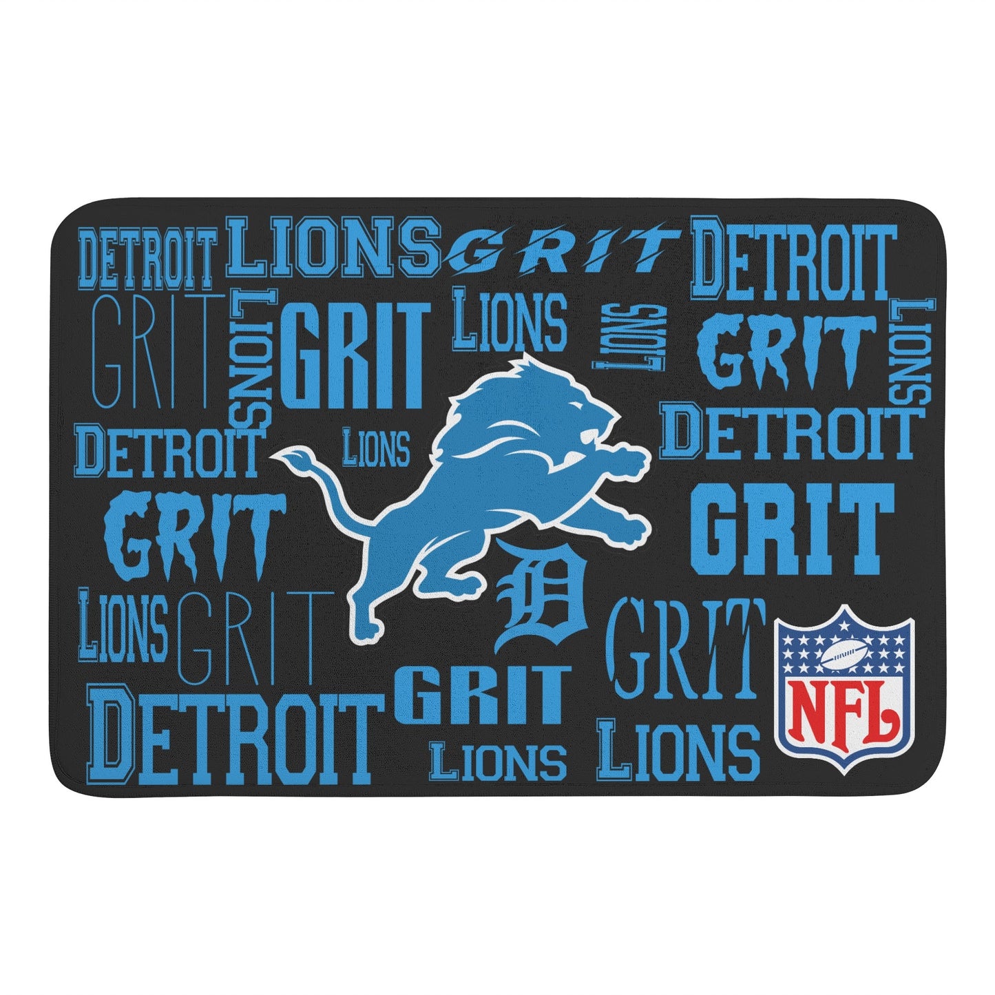 International sock family Detroit Lions Plush Doormat