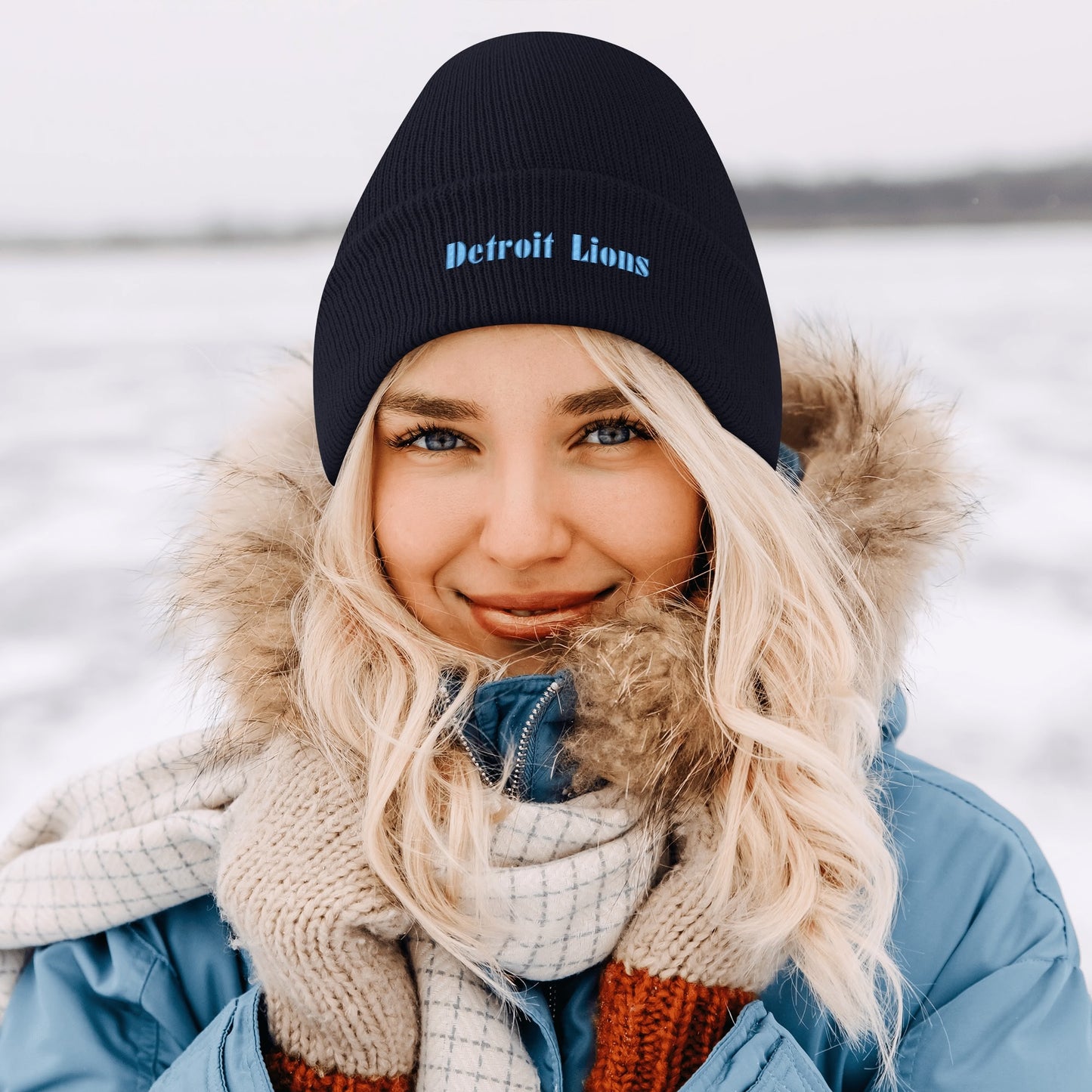 Detroit Lions knitted cap