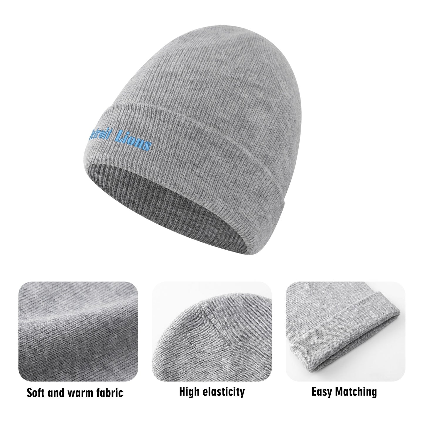 Detroit Lions knitted cap