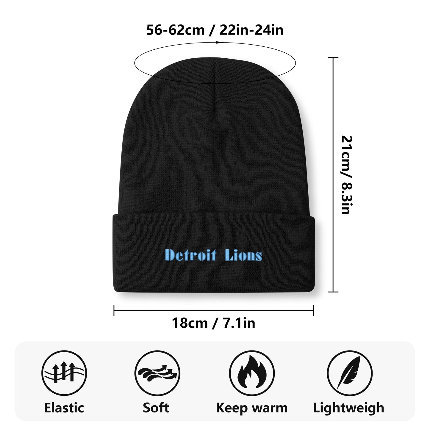 Detroit Lions knitted cap