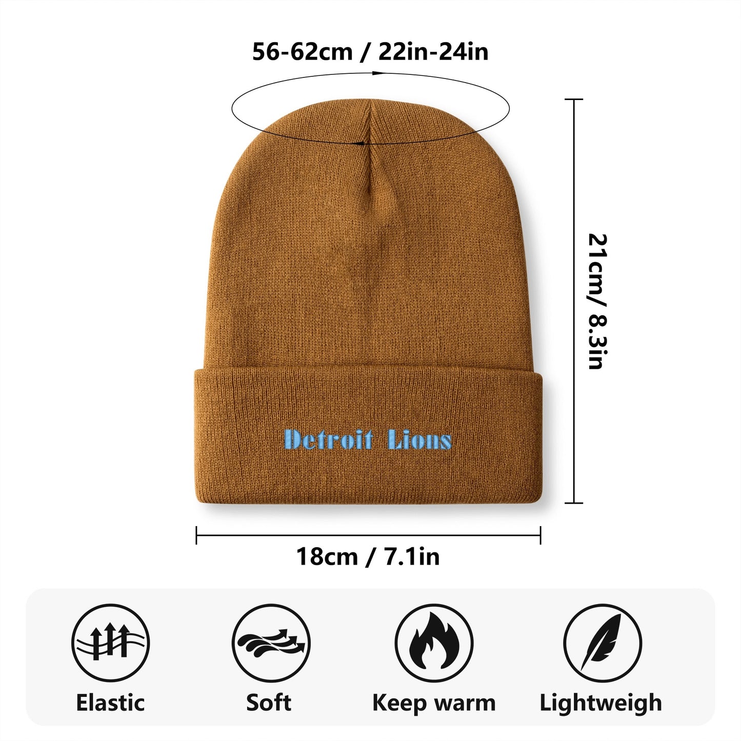 Detroit Lions knitted cap