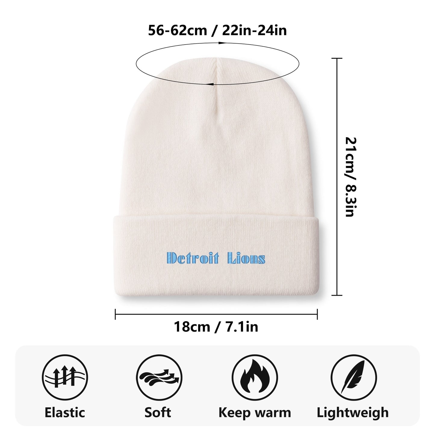 Detroit Lions knitted cap