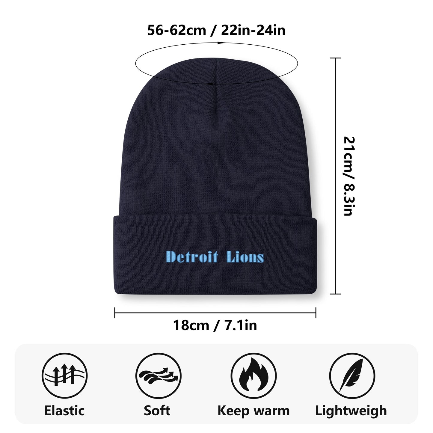 Detroit Lions knitted cap