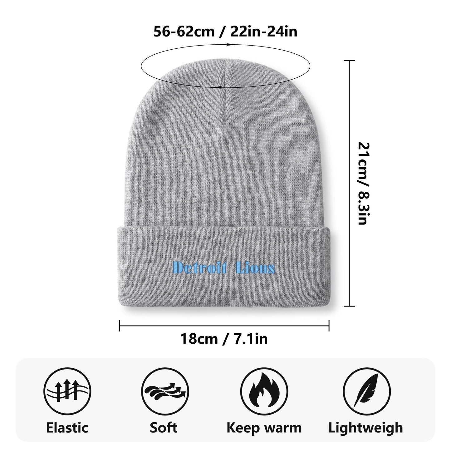 Detroit Lions knitted cap