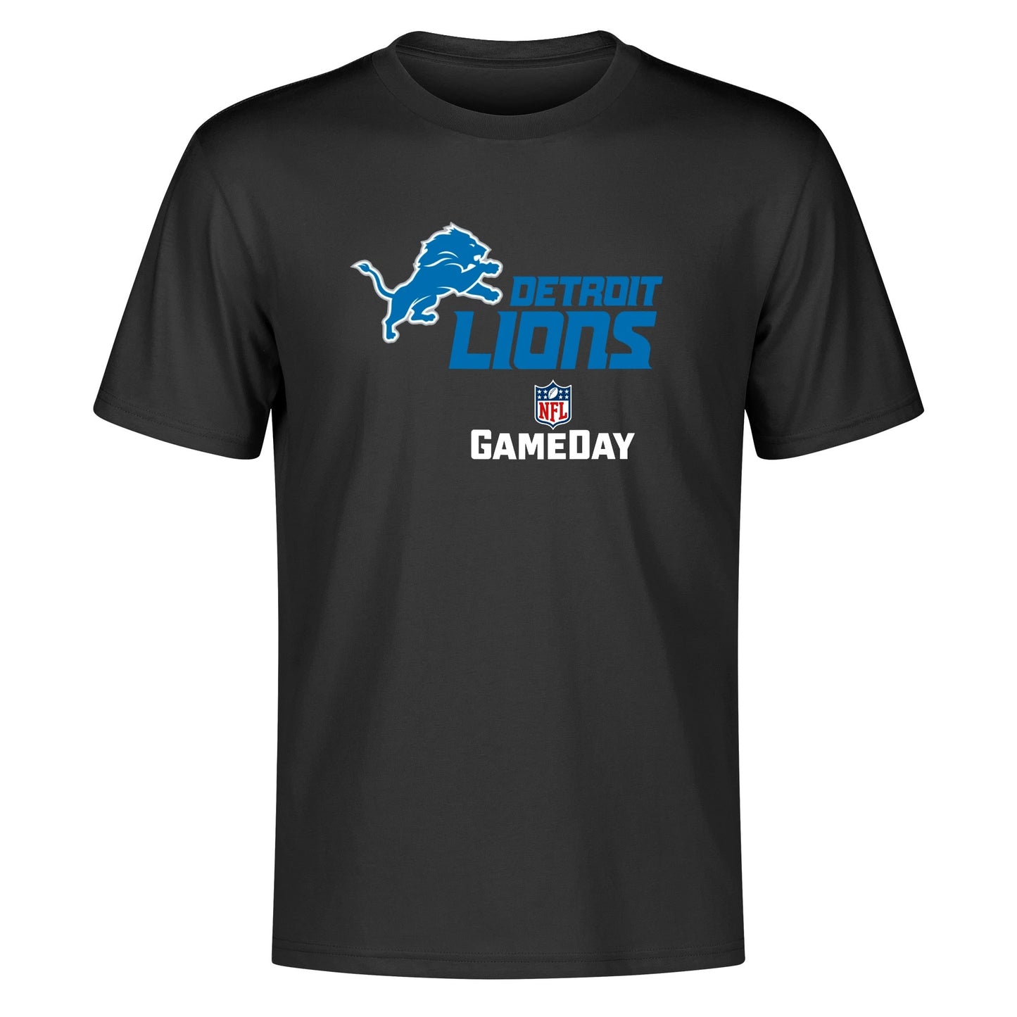 Detroit Lions Playoffs Unisex Cotton Front & Back Printing T-Shirt