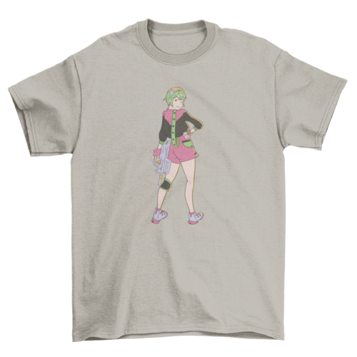 Anime space girl t-shirt